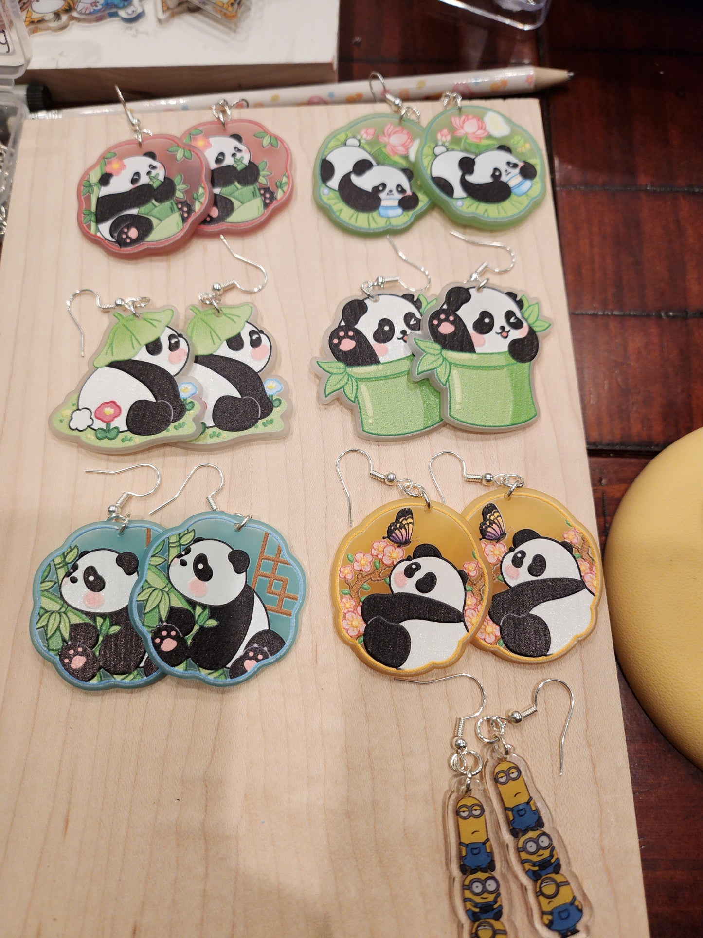Cute Pandas Earrings
