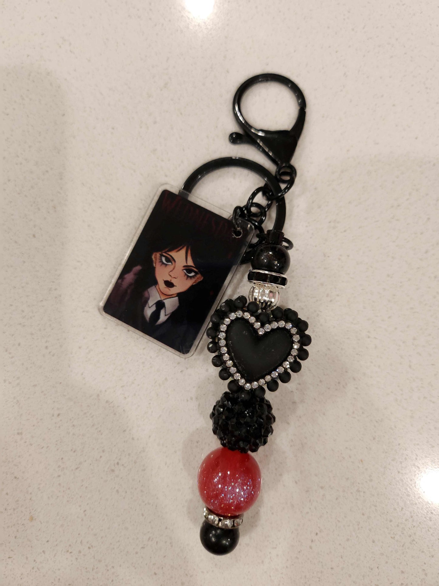 Wednesday Keychain