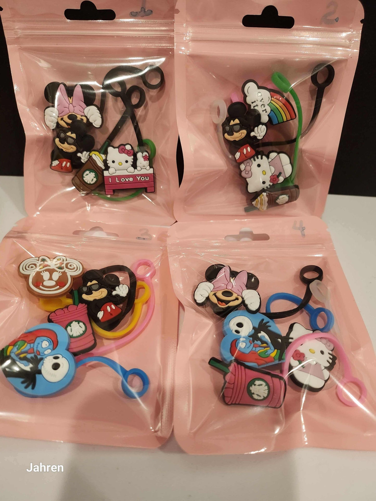 Characters Straw Toppers